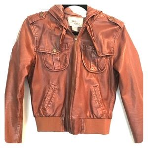 Vintage brown leather jacket